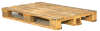 Paleta dřevěná EUR 80x120cm - kvalita B - tmavá